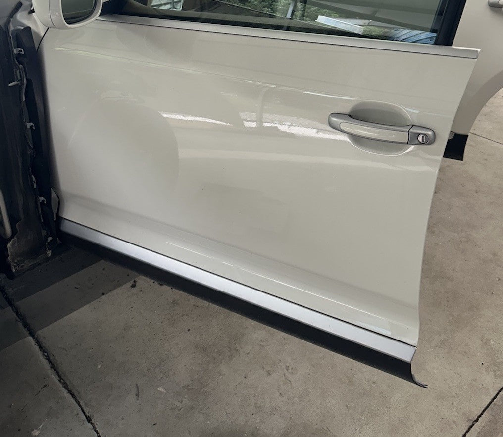 2003-2006 Porsche Cayenne Door Shell Front Left Driver Side White OEM