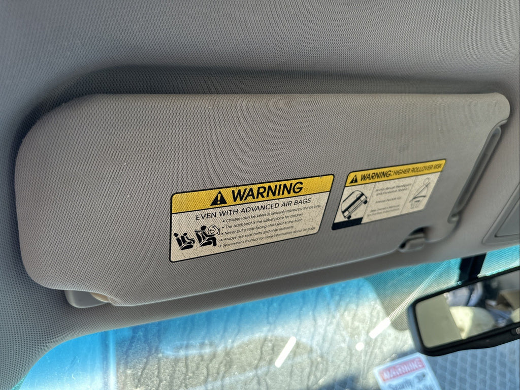 2011-2015 Kia Sorento Gray Sun Visor Left Right Set Pair Side OEM