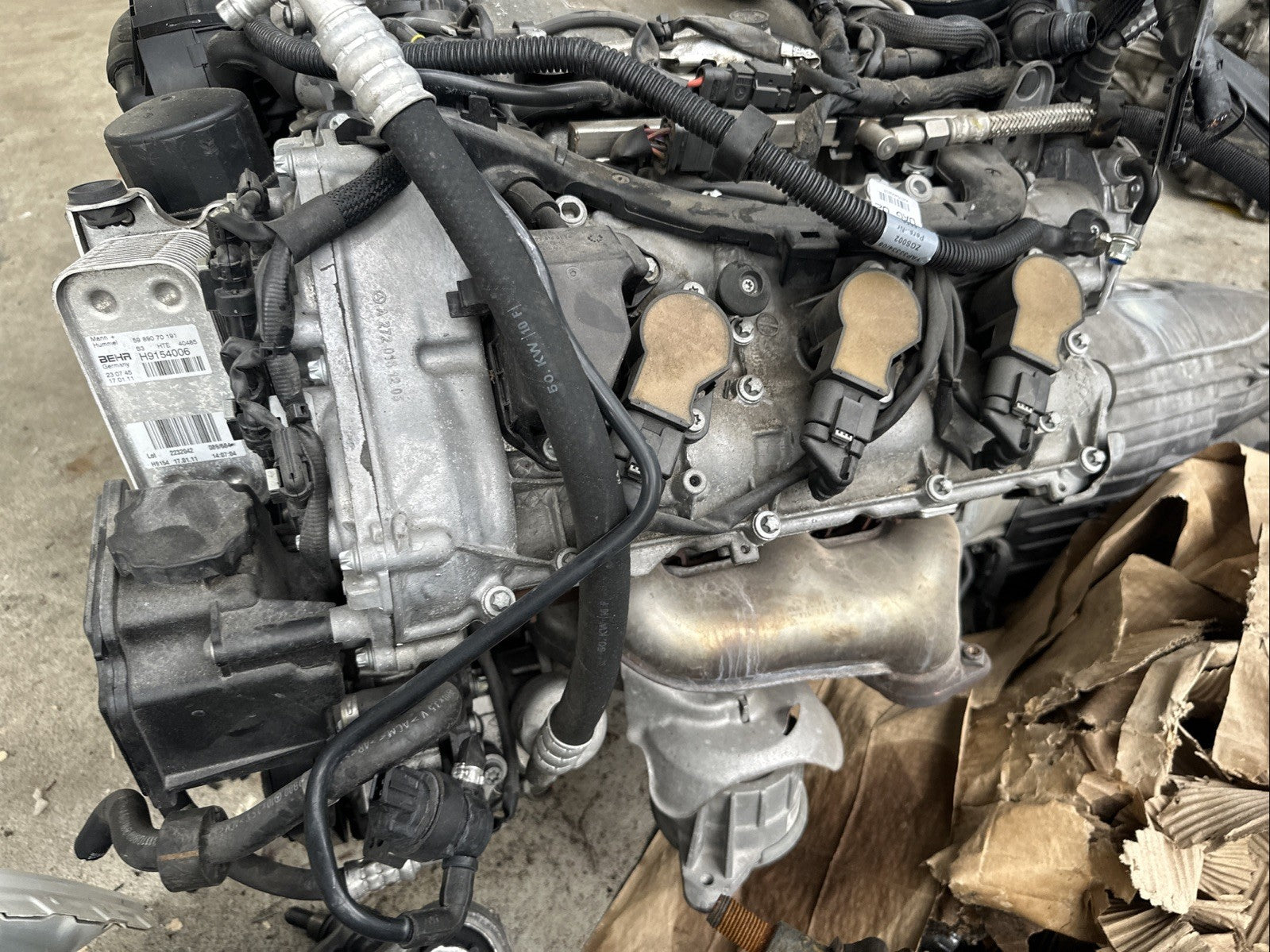 2010 2011 Mercedes-Benz C-Class C300 3.0L Engine Motor OEM 122k