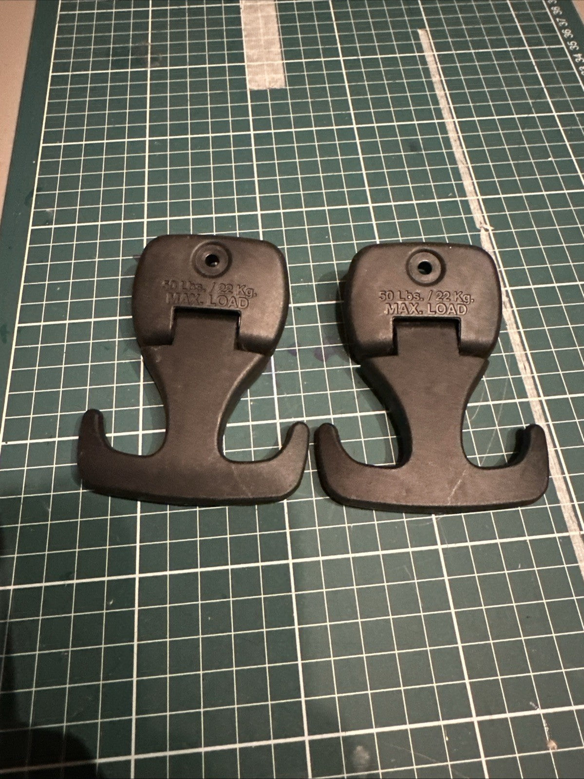 DODGE CHARGER SXT 11-23 OEM 2X REAR TRUNK CARGO TIE DOWN LOOP HOOK TRIM