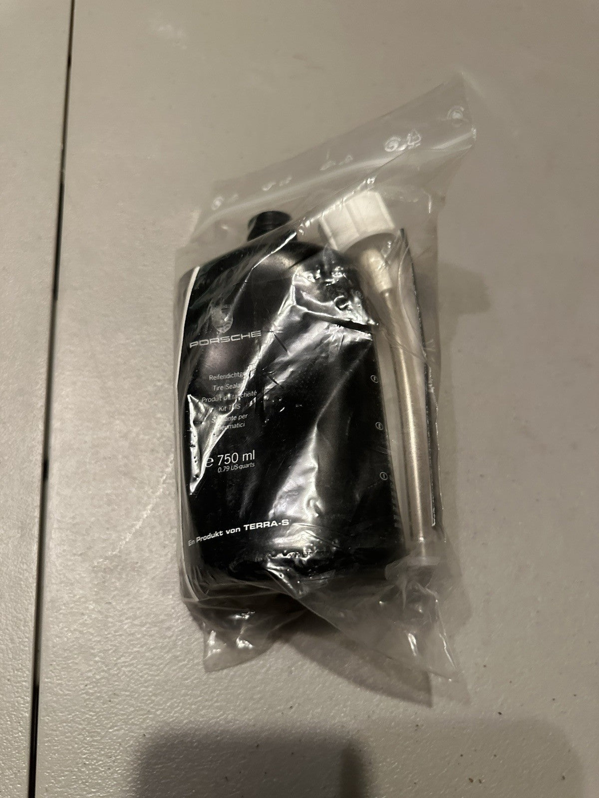 2005-2012 PORSCHE BOXSTER 987 FLAT TIRE EMERGENCY TOOL ROADSIDE SEALANT KIT OEM