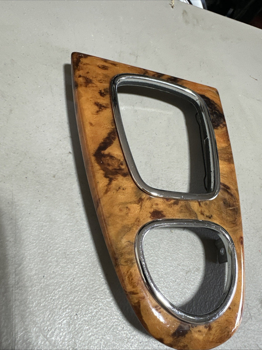 JAGUAR S TYPE AUTO GEAR STICK SURROUND TRIM PANEL WOOD EFFECT TRIM PANEL 2006