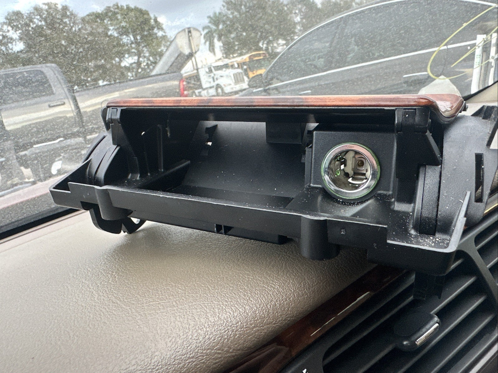 JAGUAR S-TYPE 2005 FRONT CENTRE ASHTRAY  WOOD TRIM DASHBOARD