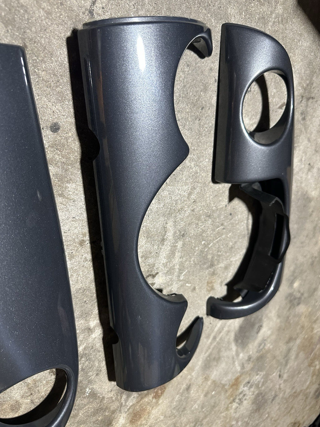 Mini Cooper 3-Piece Dash Trim Set Silver 2005-2008 R50 R52 R53 495