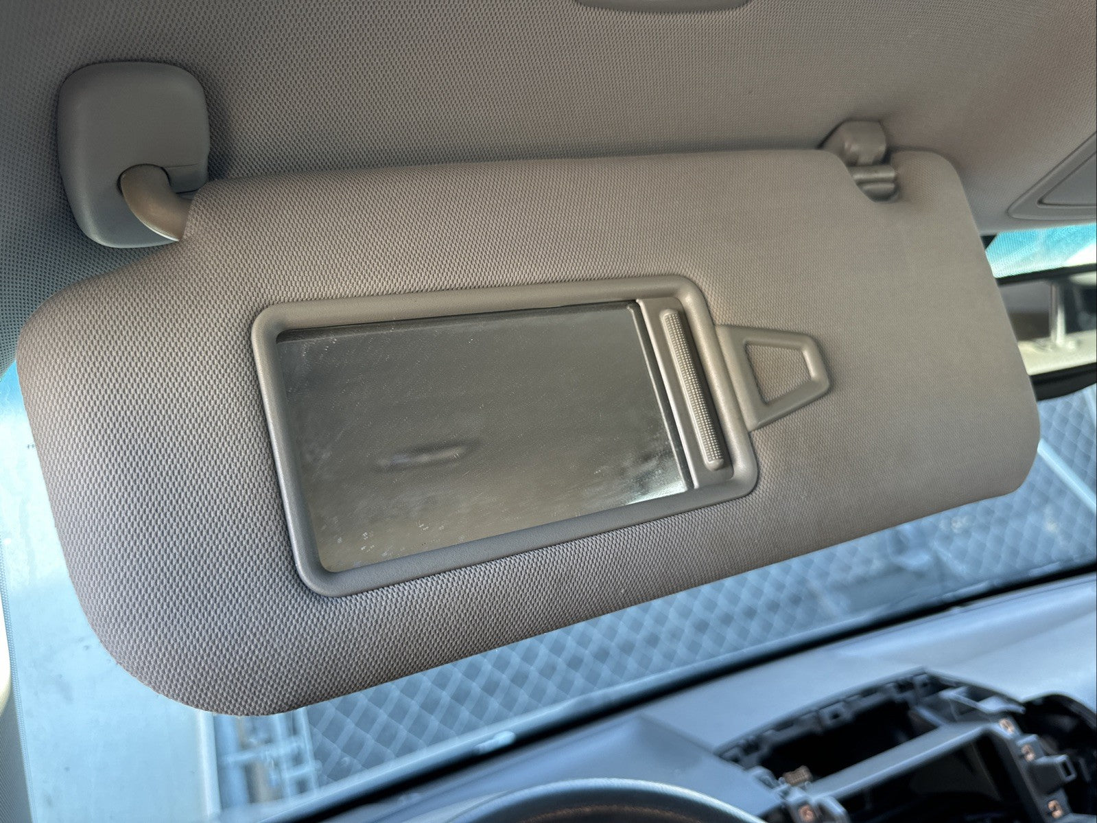 2011-2015 Kia Sorento Gray Sun Visor Left Right Set Pair Side OEM