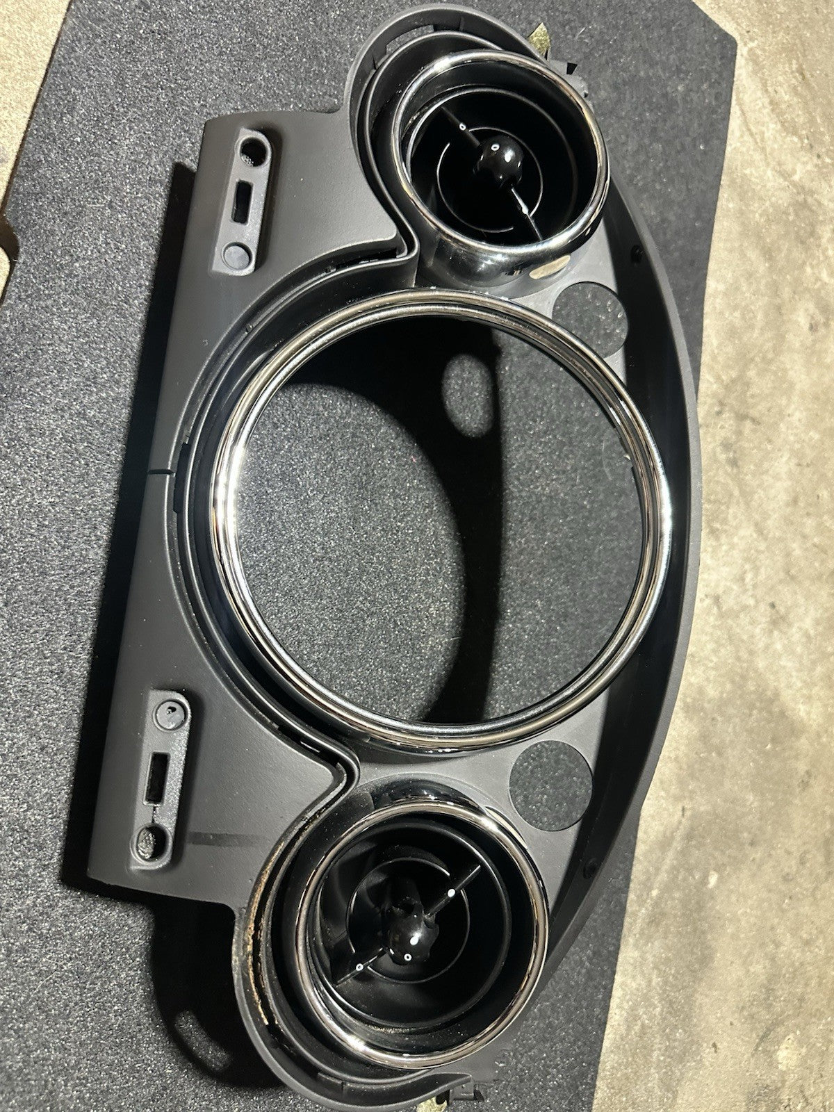 Cluster Side Dashboard Air Grille Vent Trim Cover OEM Mini R52 R53 Chrome