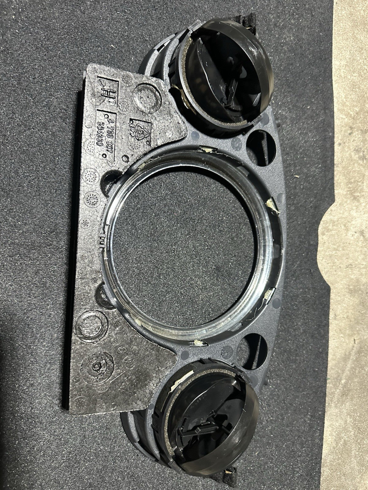 Cluster Side Dashboard Air Grille Vent Trim Cover OEM Mini R52 R53 Chrome