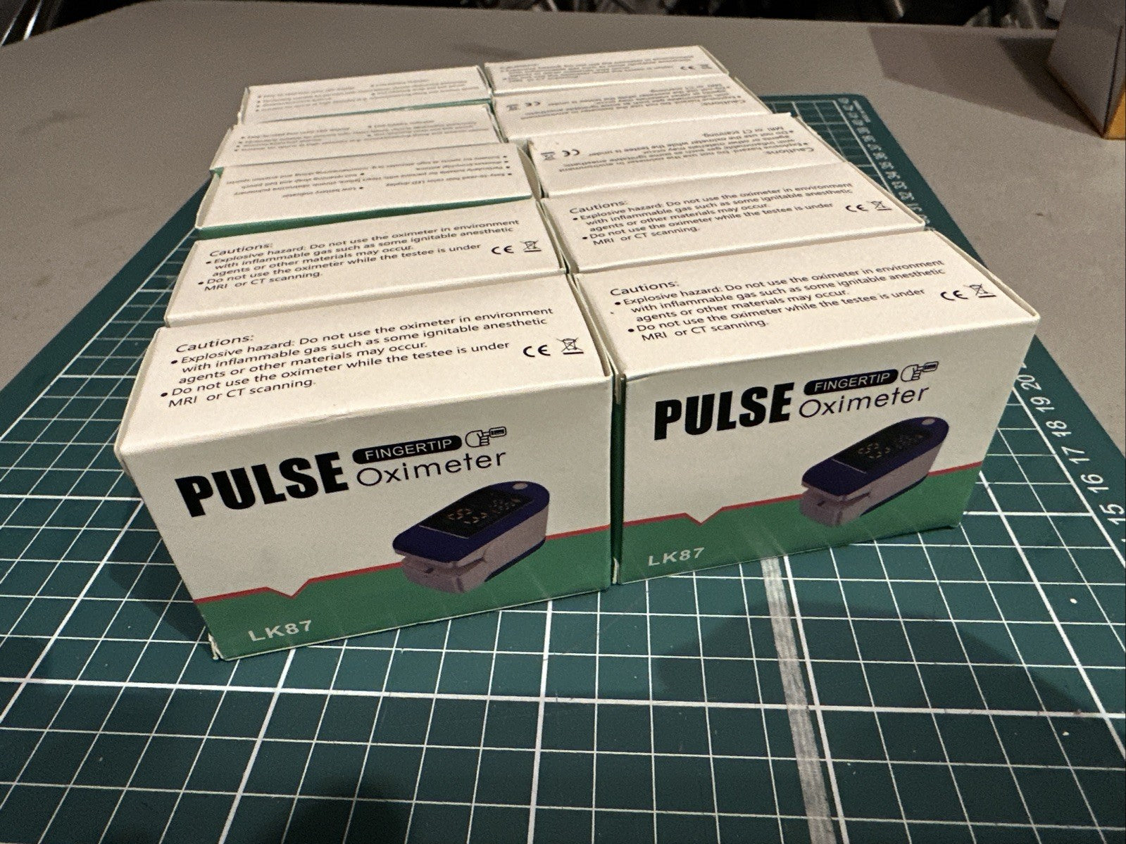 Fingertip Pulse Oximeter LK87 New In Box Lot Of 10 (D)