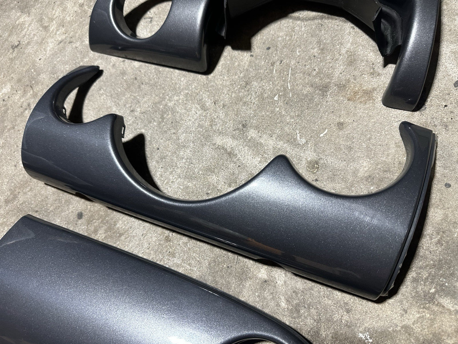 Mini Cooper 3-Piece Dash Trim Set Silver 2005-2008 R50 R52 R53 495