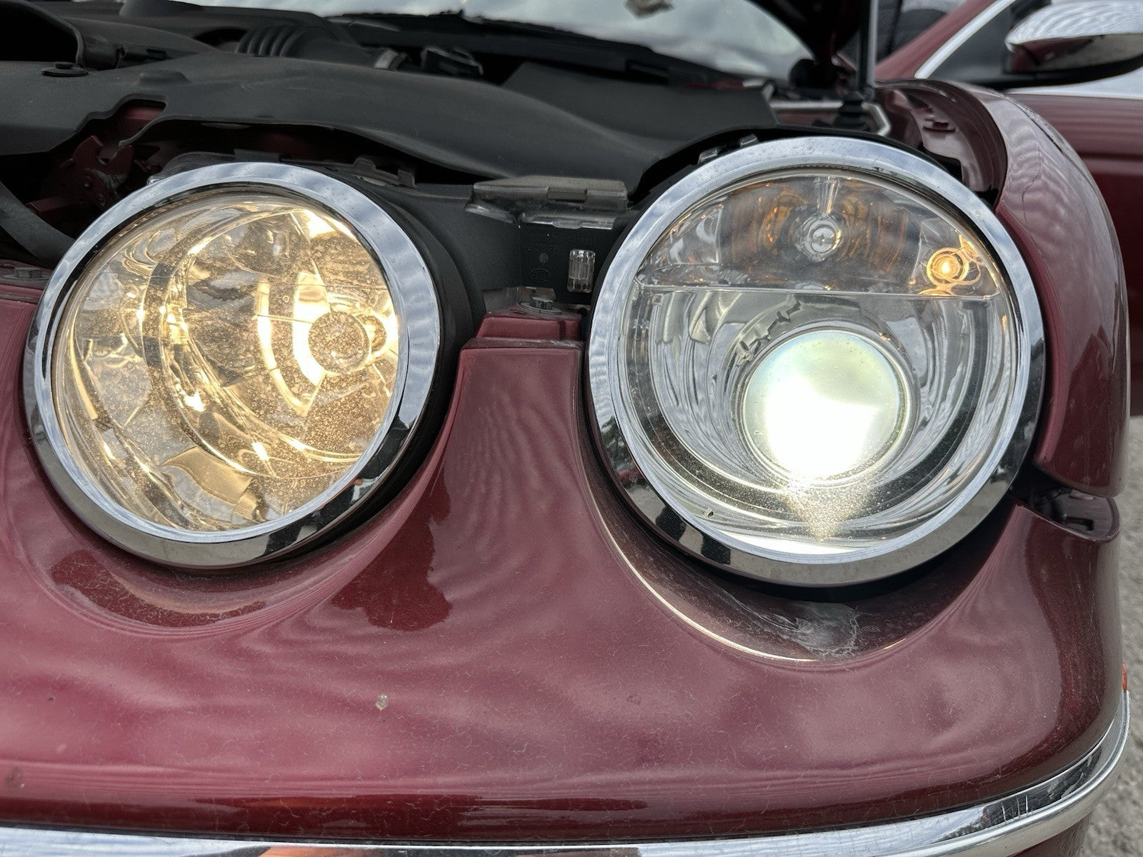 2003 - 08 JAGUAR S-TYPE HEADLIGHT Lamp DRIVER SIDE XENON OEM COMPLETE 87K Tested