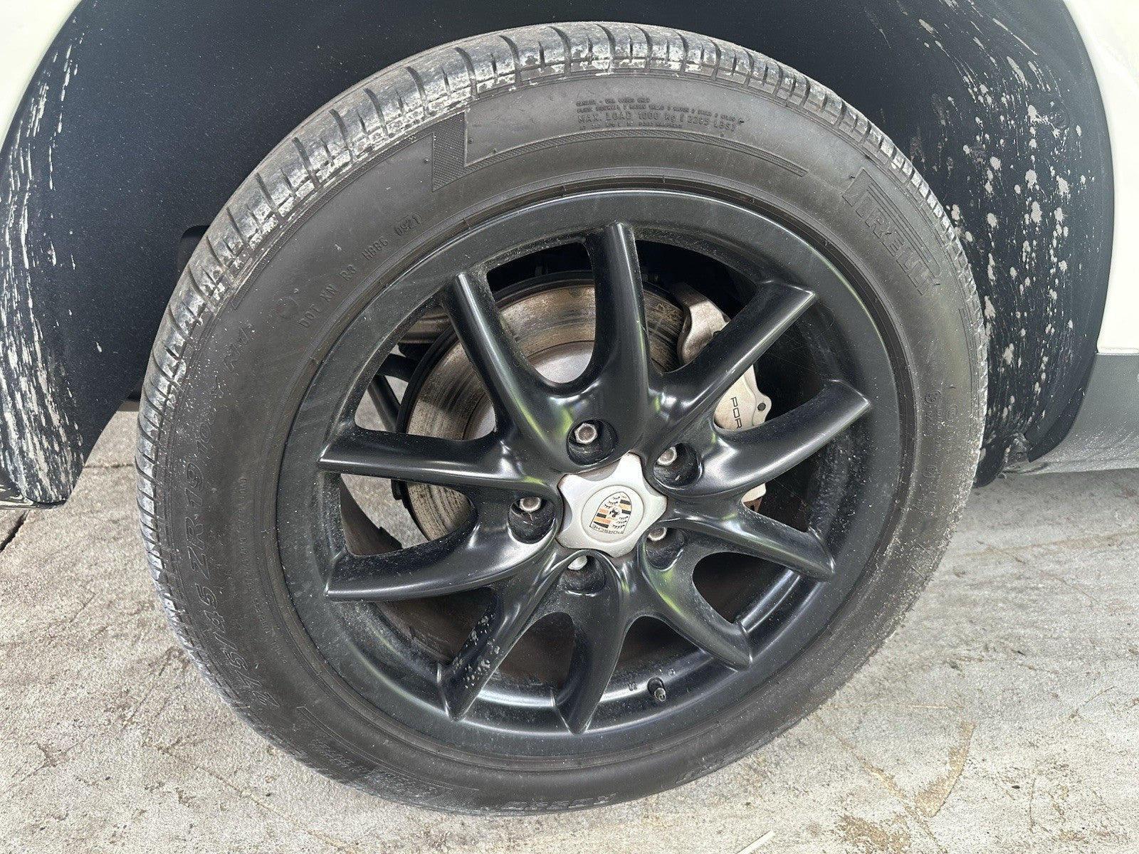 18" Porsche Cayenne OEM 67480 wheels rims black