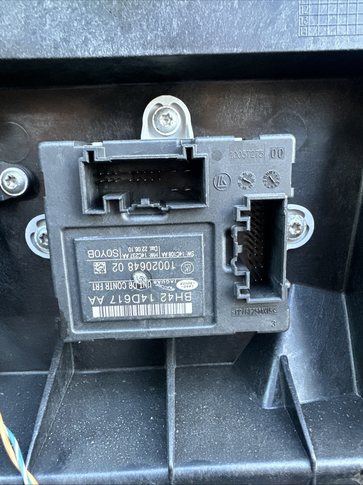 2011-2013 Jaguar XF XJL Front Right Side Door Control Module OEM BH4214D617AA