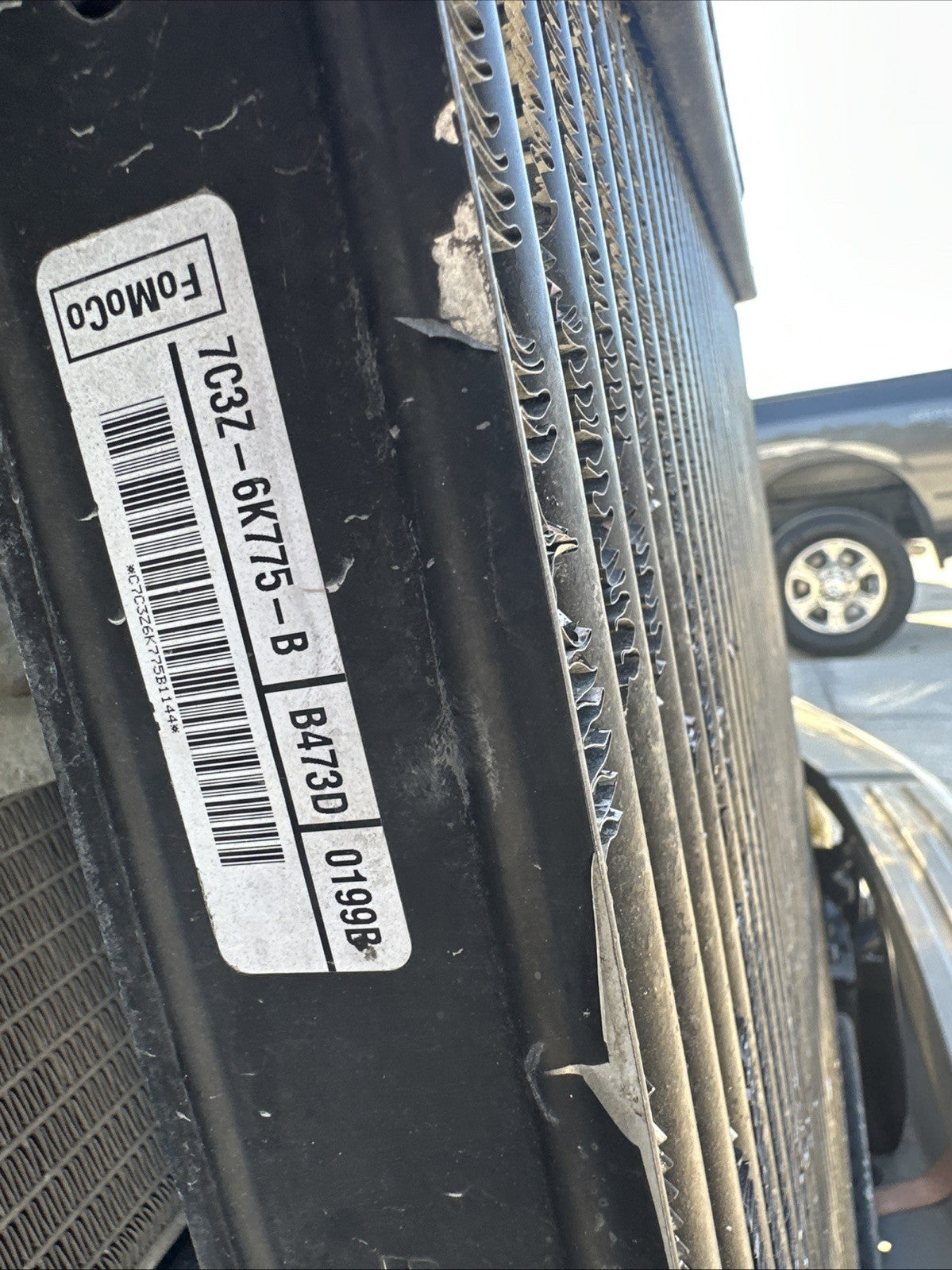 08 09 10 Ford F350 Super Duty USED 6.4L Diesel OEM Radiator 8C34-6C839-AH