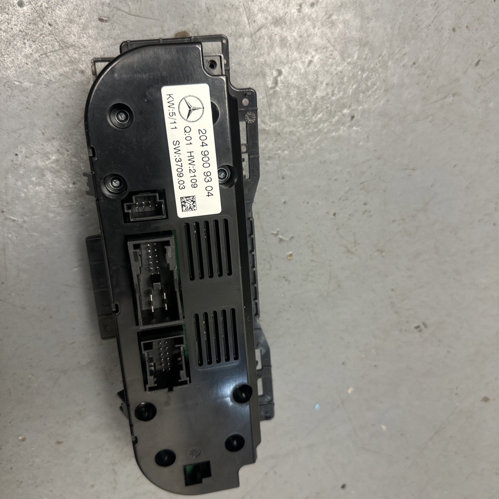 08-11 Mercedes W204 C300 AC A/C Climate Control Switch Module 2049009304OEM
