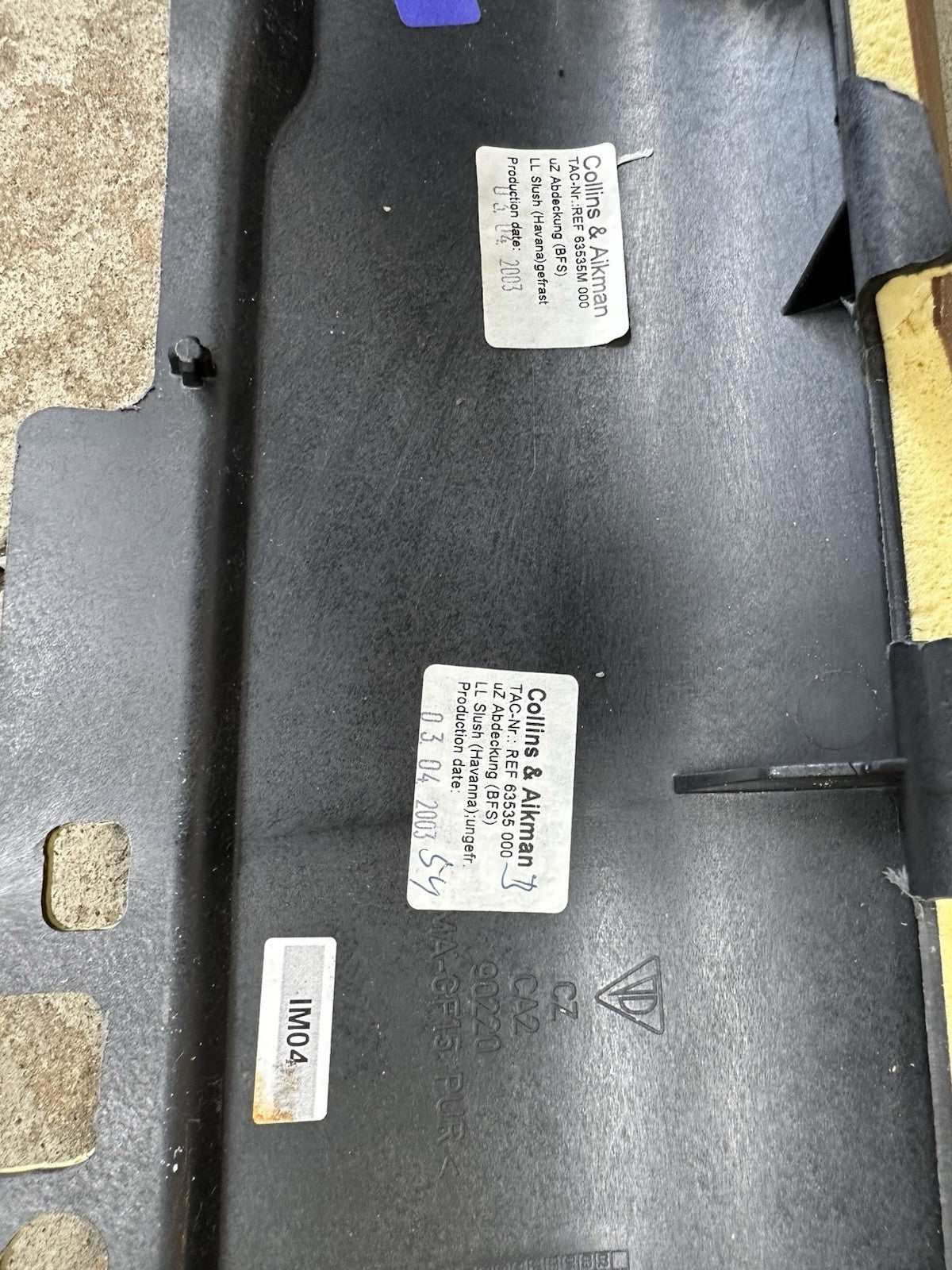 03-06 PORSCHE CAYENNE S  DASHBOARD DASH BOARD COVER TRIM PANEL OEM Beige