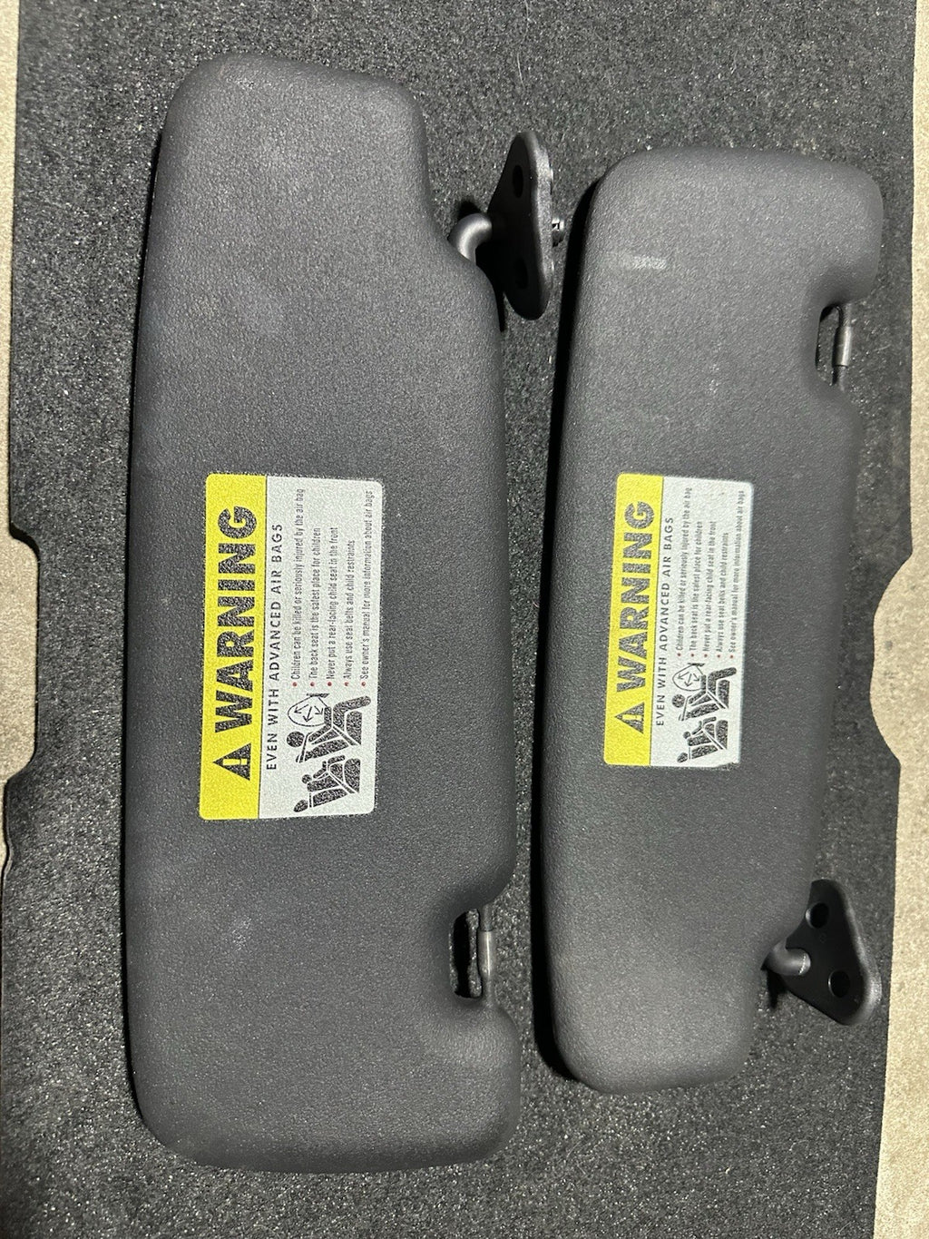 Left and Right Sun Visor - 2005 Mini Cooper S R52 Convertible - 05-08 OEM