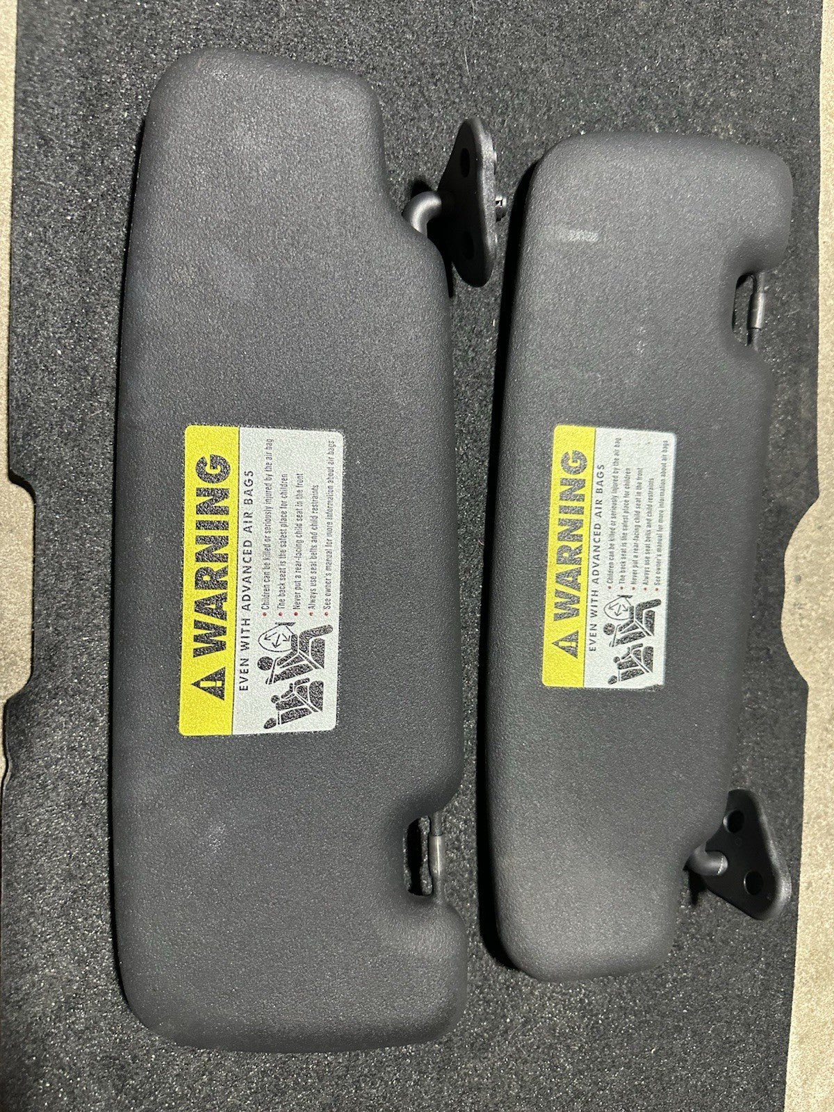 Left and Right Sun Visor - 2005 Mini Cooper S R52 Convertible - 05-08 OEM