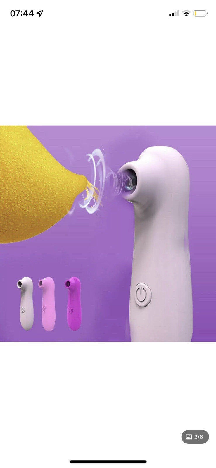 Fuzu Pulse Clitoral Air Massager by Deeva Toys - Purple (FZ-AIR-10)