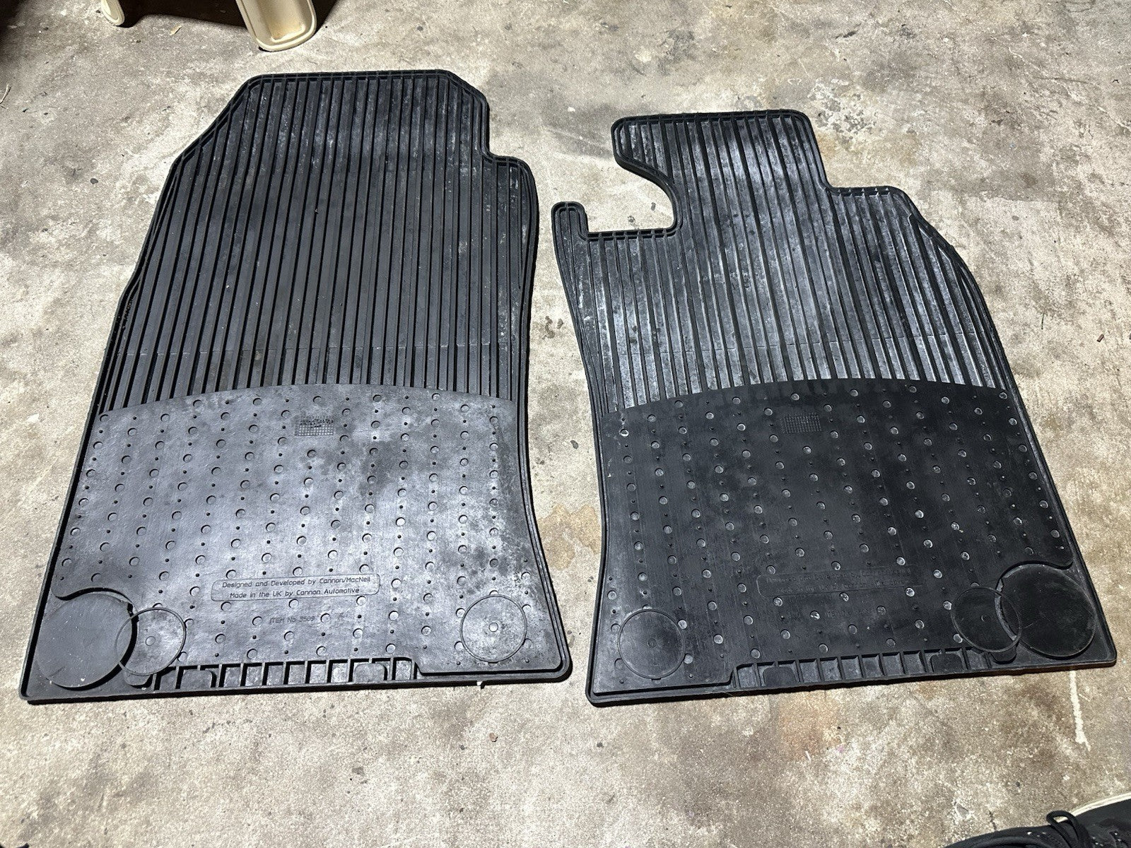 Genuine Mini Cooper R50 R53 00-06 All Weather Rubber Floor Matts Set Front NEW