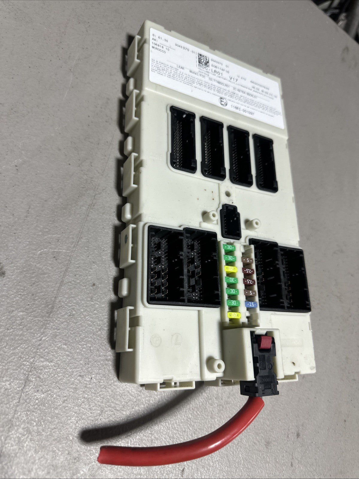 2015 MINI COOPER S F55 F56 BCM Control Module Fuse Box 9369637