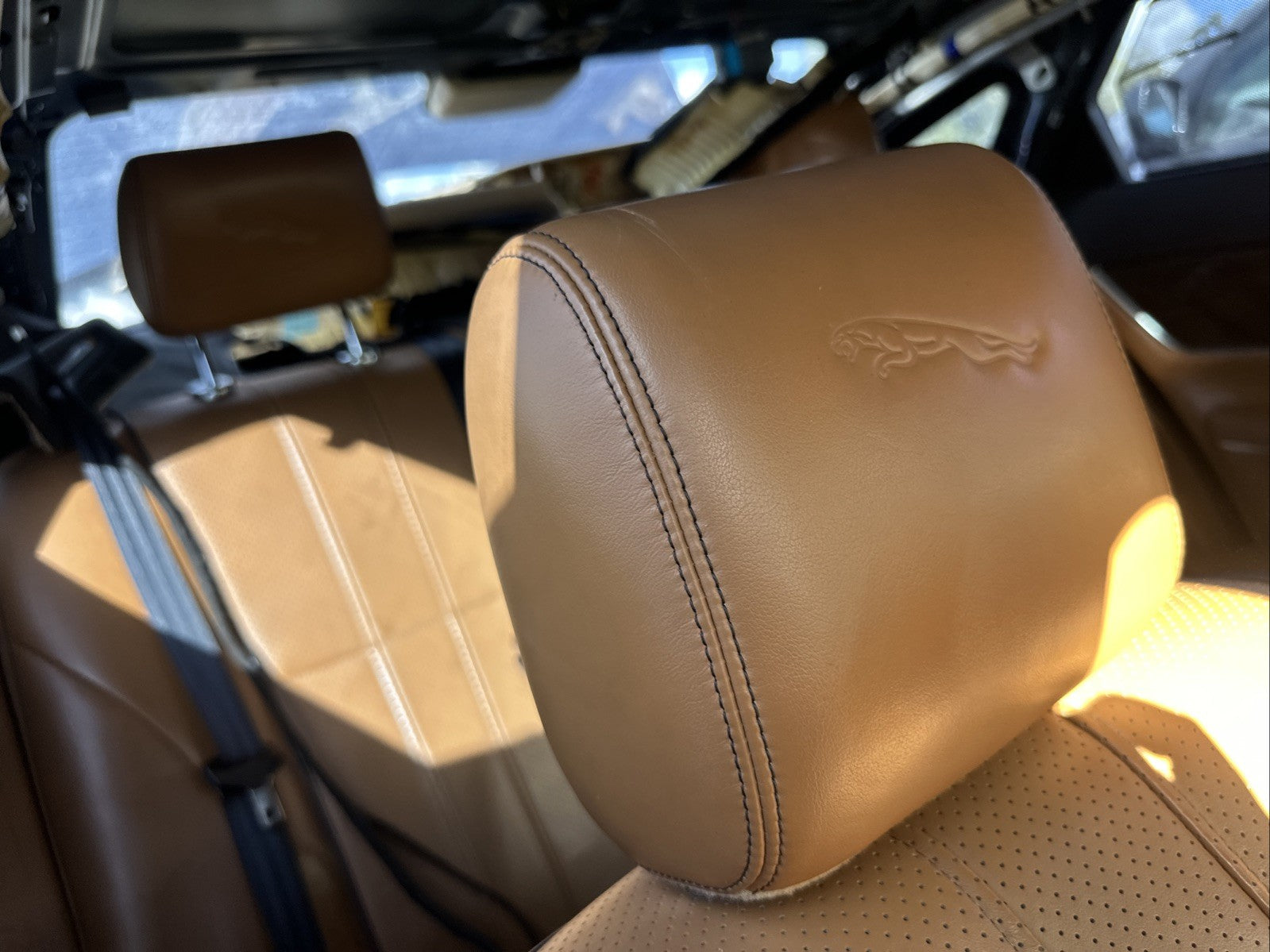 10-19 Jaguar XJL X351 XJ Front Right Passange Side Seat Headrest Head Rest OEM