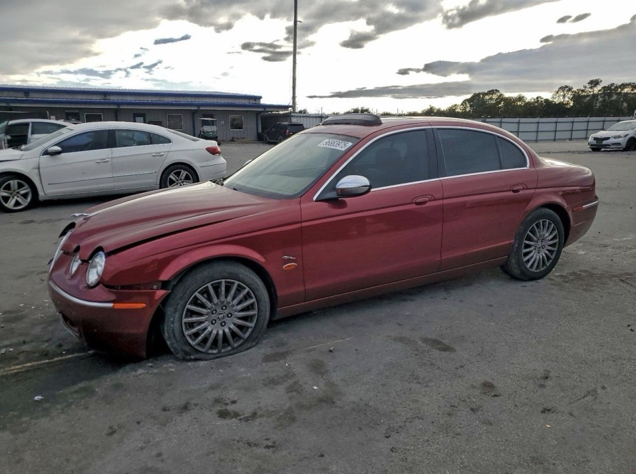 04-09 Jaguar XJ8 VDP X350 4.2L  Coolant Expansion Tank Reservoir OEM