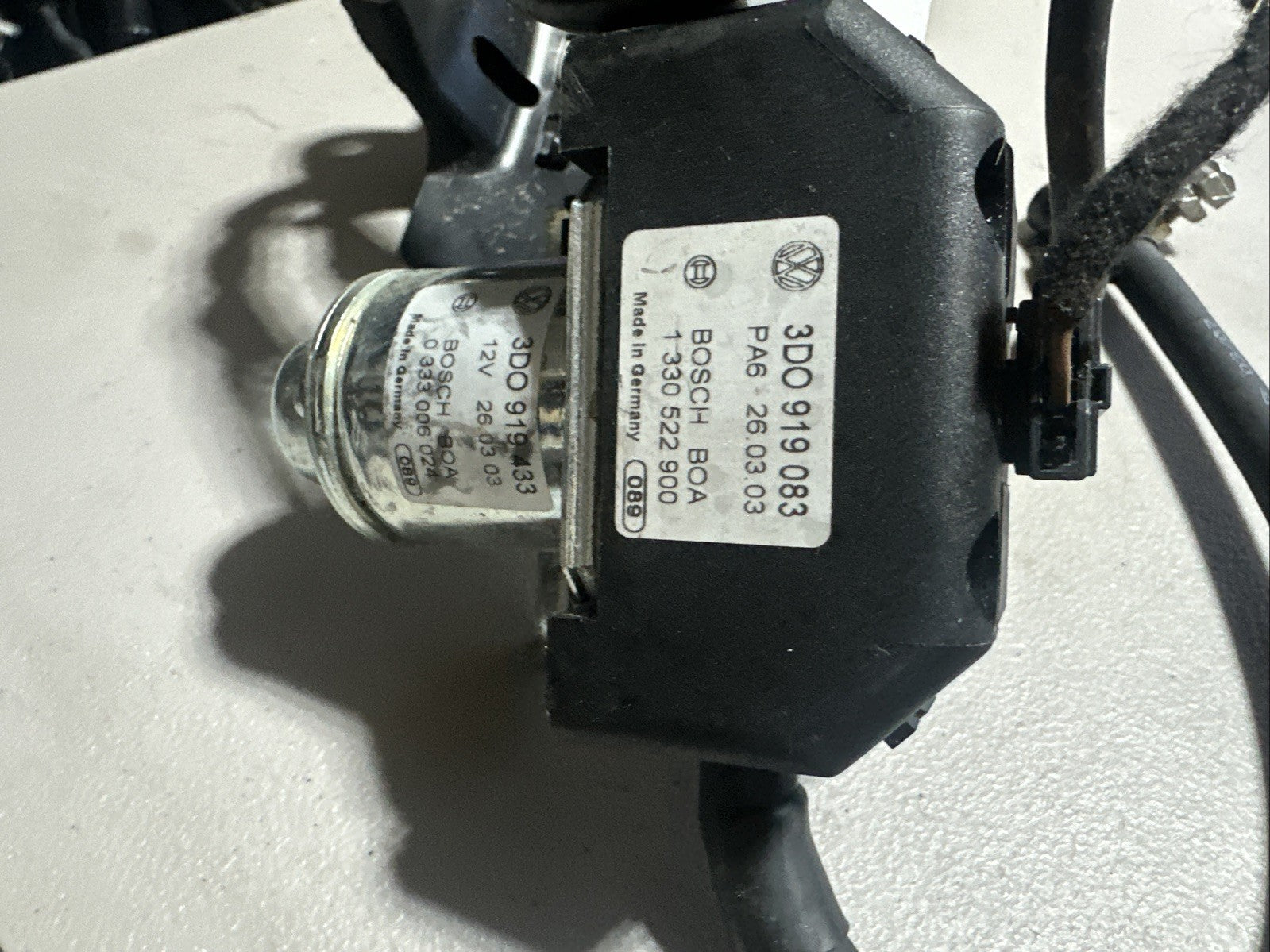 2008BENTLEY CONTINENTAL GTC BATTERY DISCHARGE FUSE RELAY MODULE UNIT 3D0919083