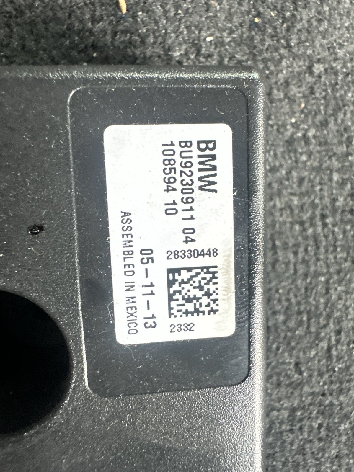 2012-18 BMW 328i Xdrive BACKUP RADIO ANTENNA AMPLIFIER MODULE BU9230911-04 OEM