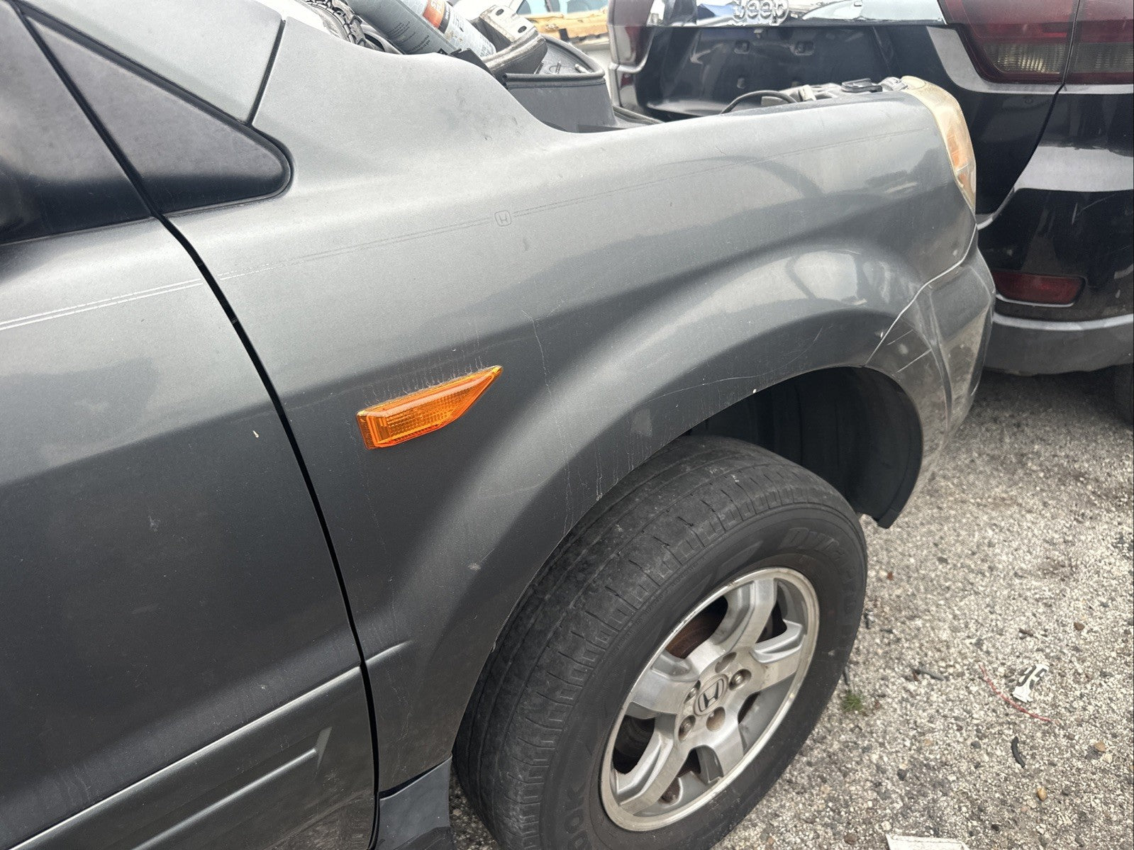 2006-2008 Honda Pilot Front Passenger Right Side Fender w/ Signal Lamp OEM