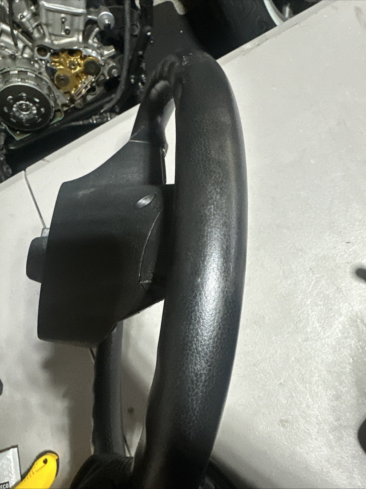 2007-2013 bmw x5 e70e steering wheel black with switch knob control oem