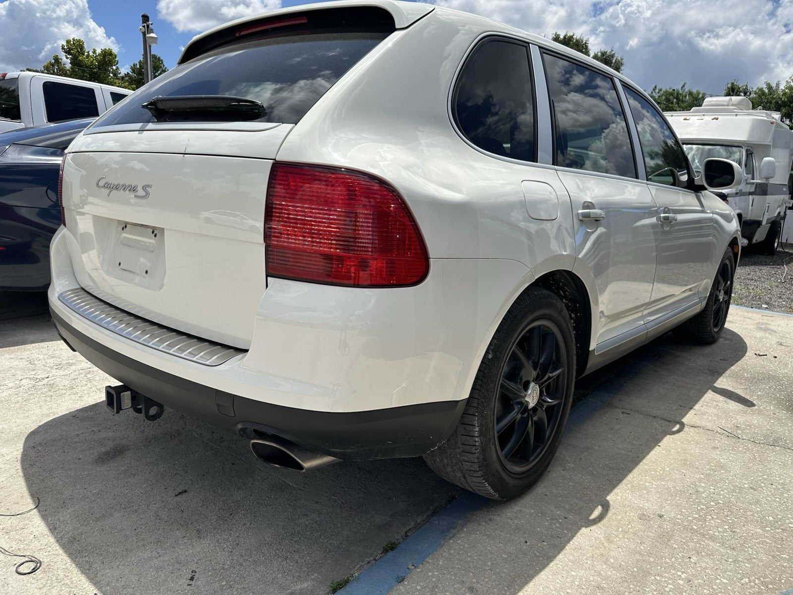 2003-2006 Porsche Cayenne Rear Bumper Cover 95550541102G2X OEM Used