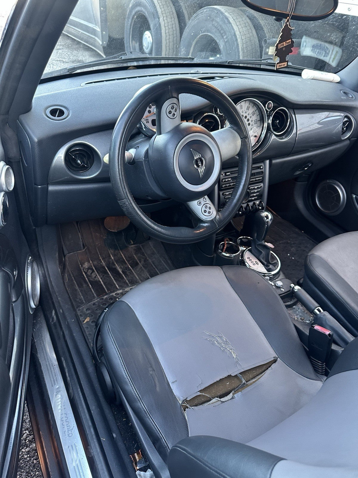 Mini Cooper 3-Piece Dash Trim Set Anthracite 2005-2008 R50 R52 R53 521