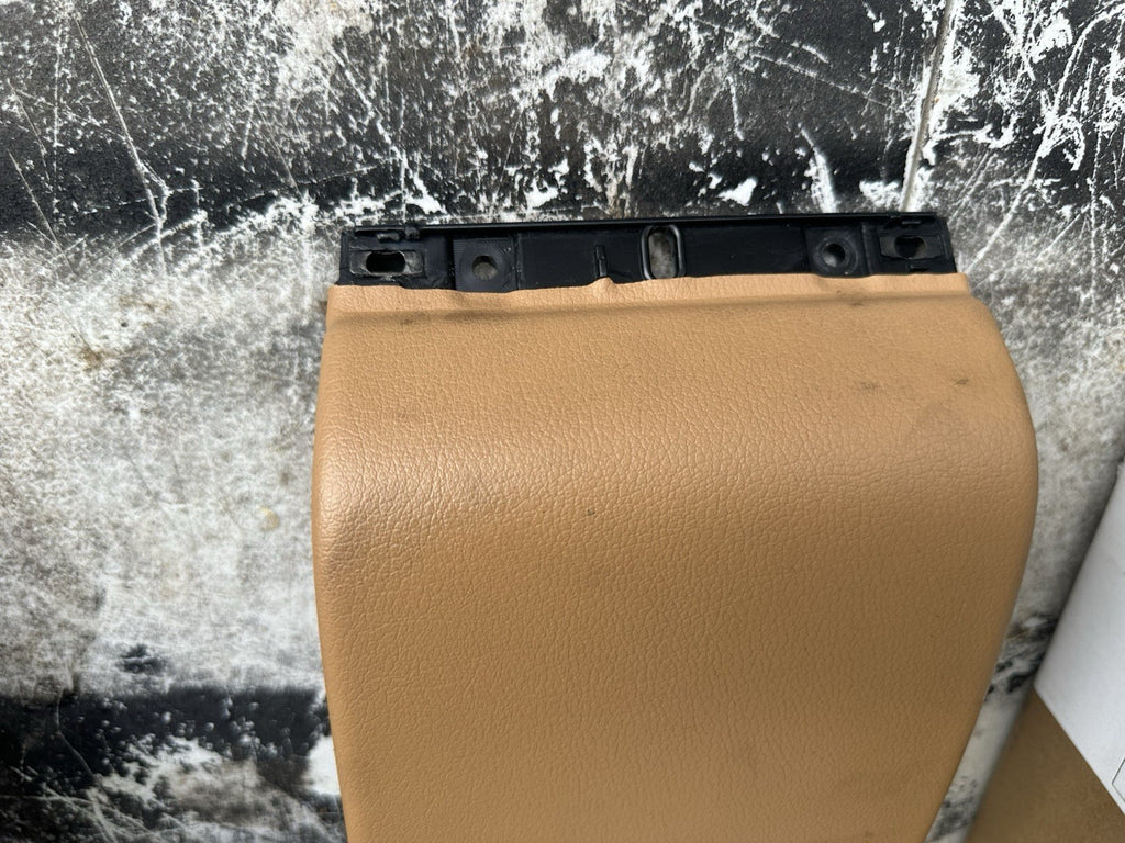 03-10 Porsche Cayenne Front Left Driver Side Lower Dash Knee Trim Panel Tan Oem