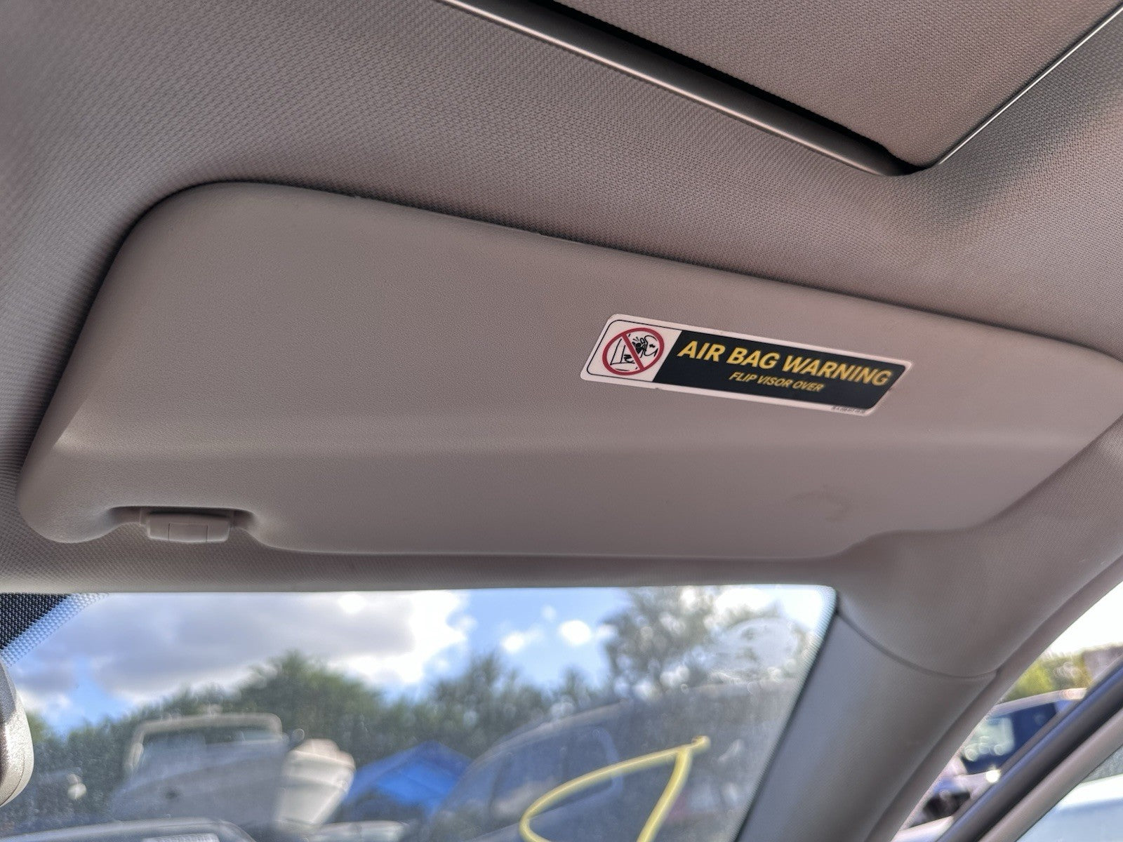 OEM 2006-2007 Mercedes C230 Driver and Passenger Side Sun Visor Gray