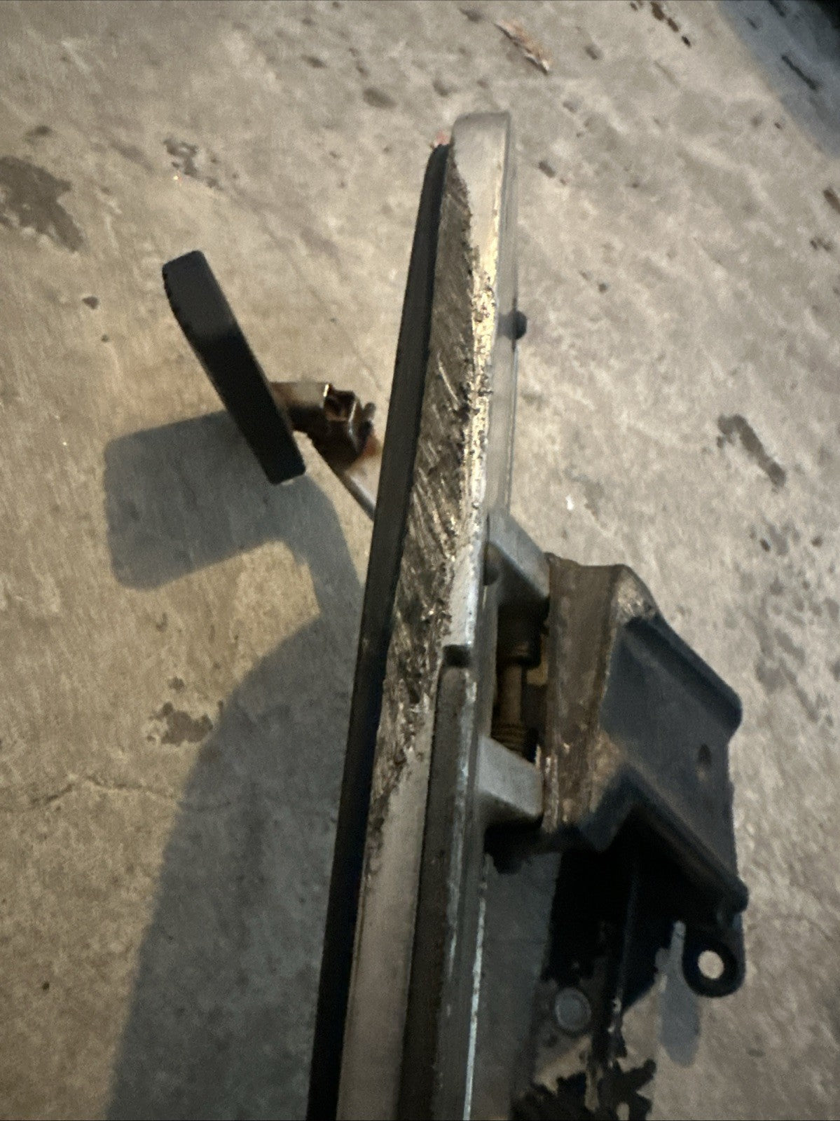 96-98 YAMAHA ROYAL STAR XVZ1300A RIGHT FOOT BOARD REAR BRAKE MASTER