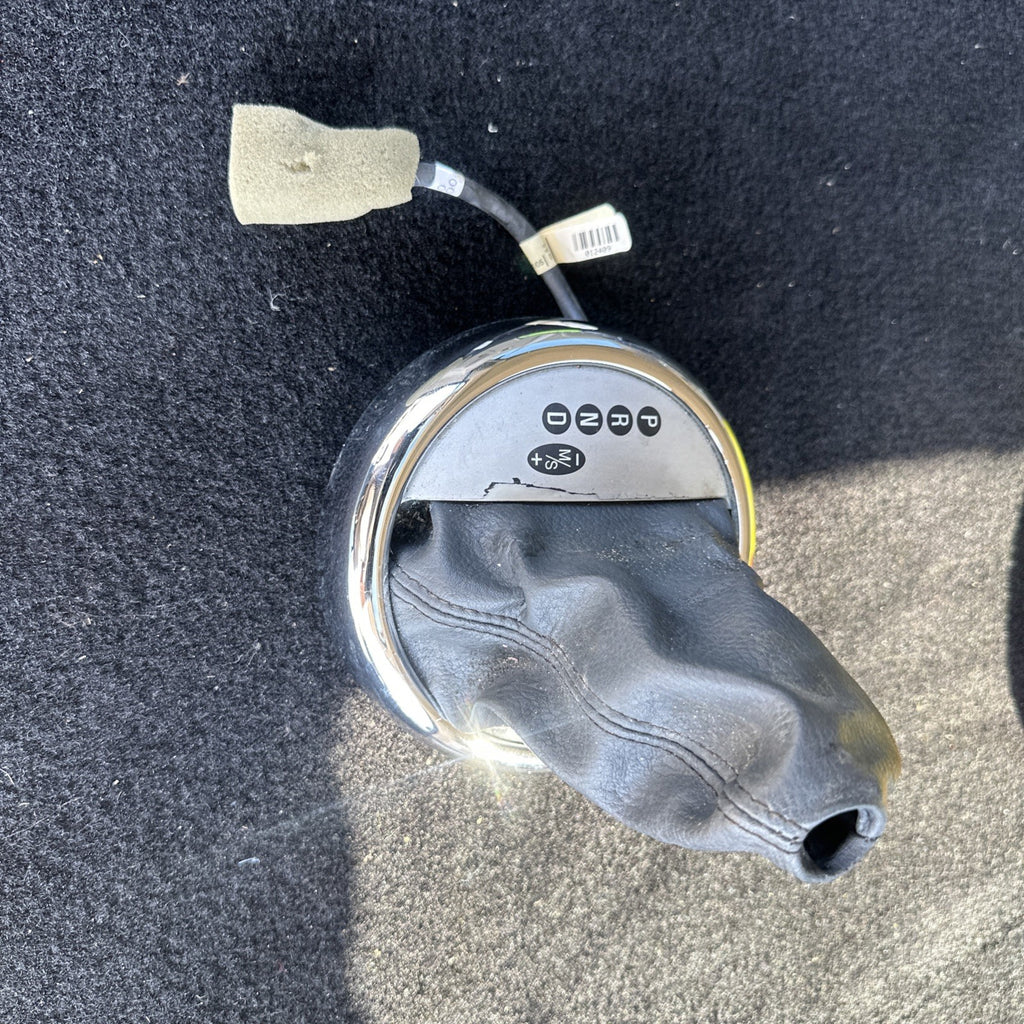 2008 MINI COOPER CONVERTIBLE R52 AT TRANSMISSION SHIFTER TRIM BEZEL W/ BOOT OEM