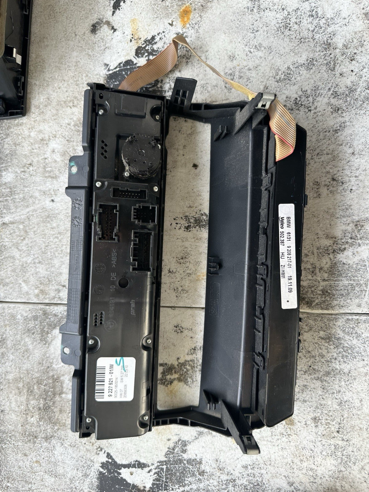 07-13 BMW X5 Climate Control W/ Bezel Panel Temperature Unit A/C Heater