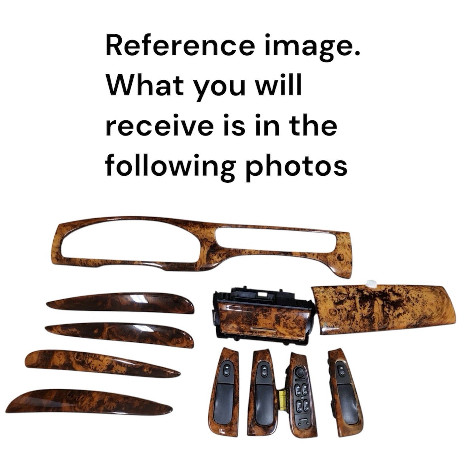 2003 2004 2005 2006 2007 2008 JAGUAR S-TYPE 11 PC DARK INTERIOR WOOD TRIMS