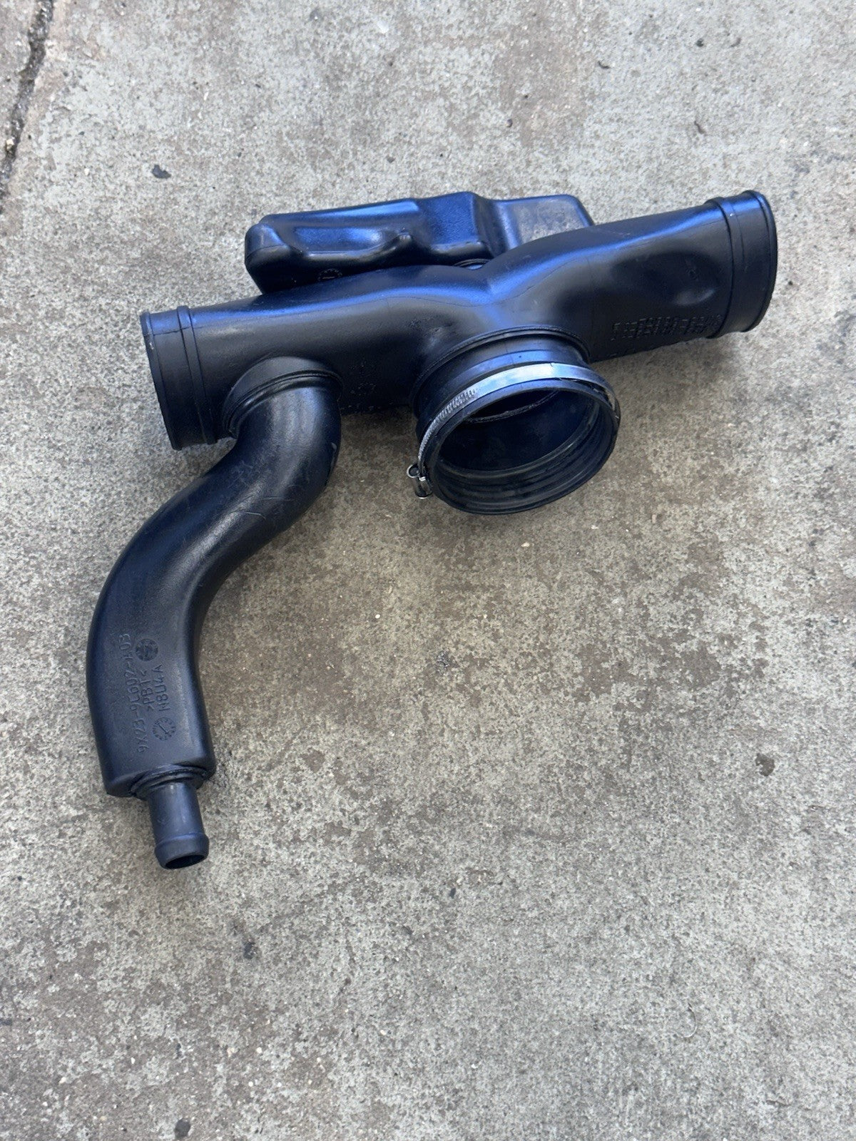 10-15 Jaguar XK XKR X150 Air Intake Pipe Connector Tube AW93-9C623-AA Oem