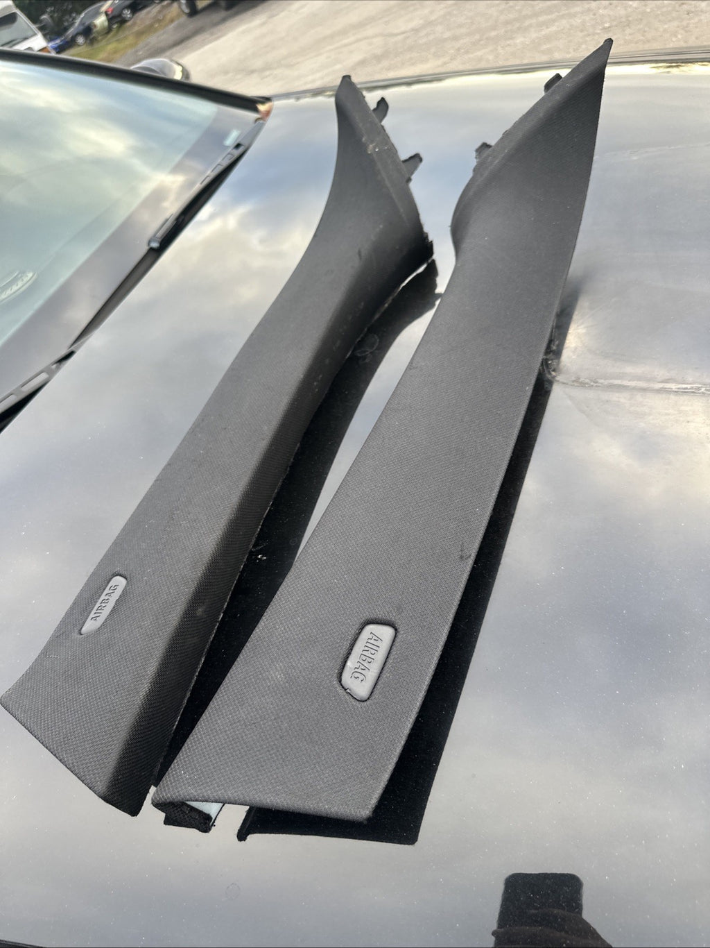 2014-2018 BMW X5 F15 FRONT LEFT SIDE WINDSHIELD A PILLAR COVER TRIM PANEL OEM