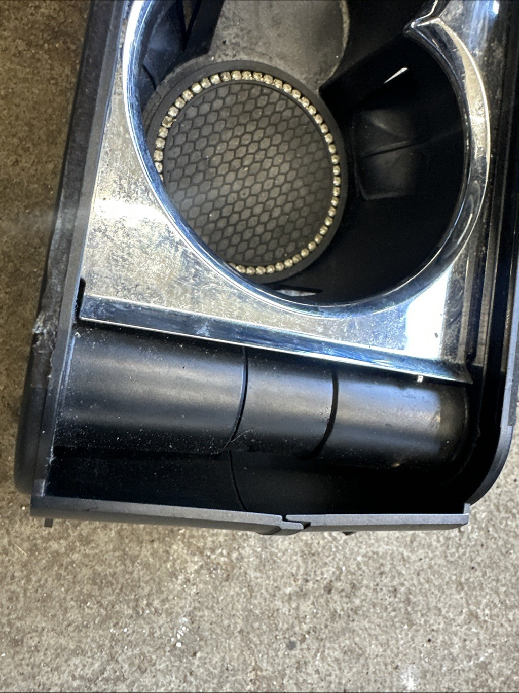 11-13 Jaguar XJ XJL X351 Floor Center Console Front Drinks Cupholder Storage OEM