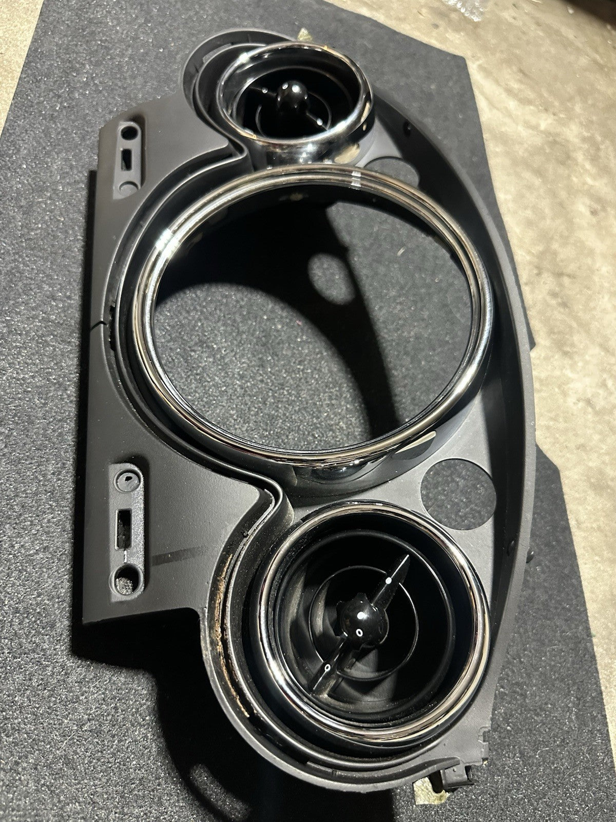 Cluster Side Dashboard Air Grille Vent Trim Cover OEM Mini R52 R53 Chrome