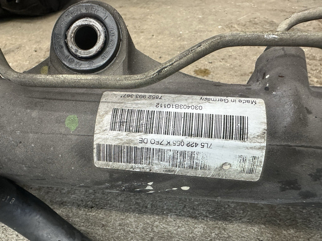 03-10 PORSCHE CAYENNE POWER STEERING RACK AND PINION OEM