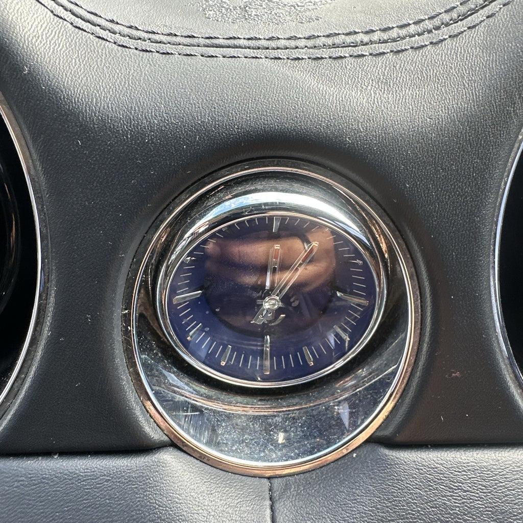 10-19 JAGUAR X351 XJ XJL XJR INTERIOR DASHBOARD CENTER ANALOG CLOCK OEM 082024B