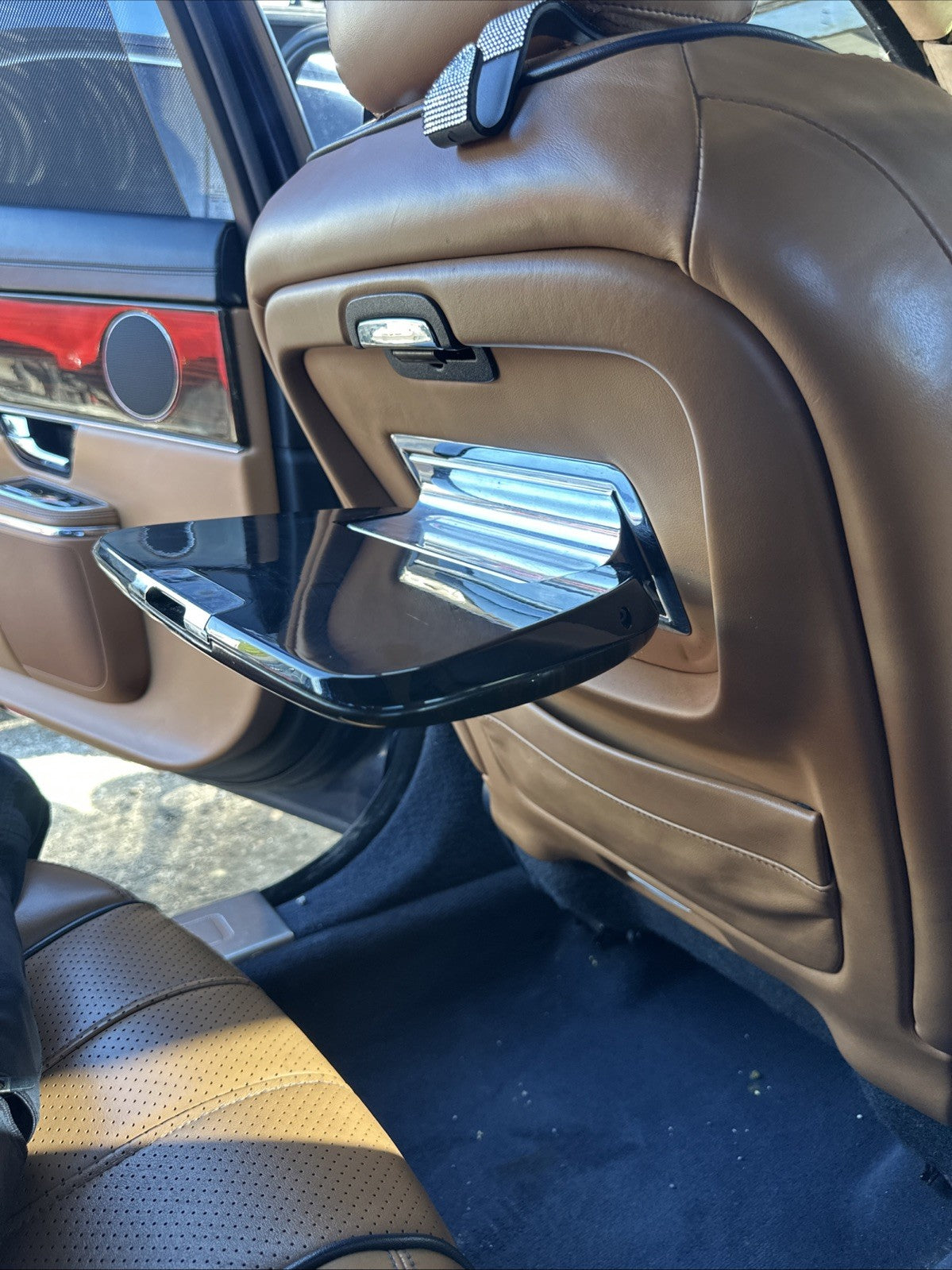 Genuine Oem Jaguar XJ XJL X351 LWB LIMO REAR PICNIC TABLES SET RARE Driver Seat