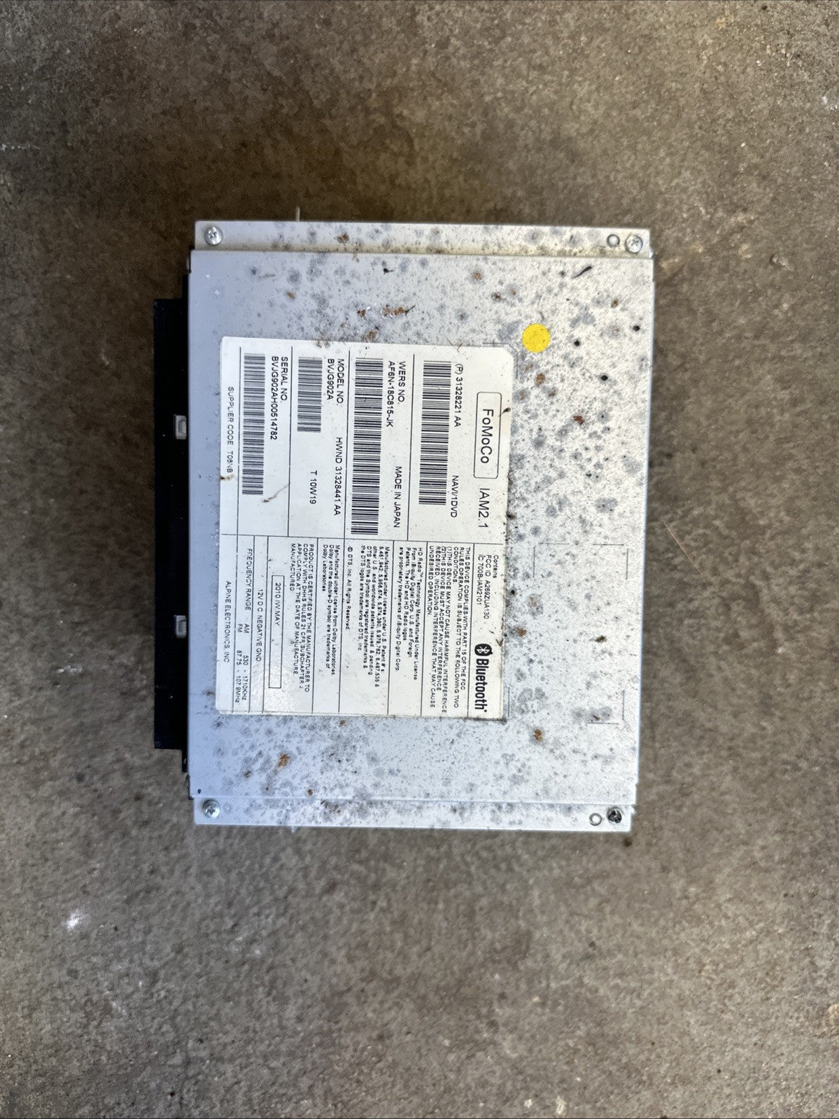 2011-2015 JAGUAR XJ XJL RADIO RECEIVER CD PLAYER OEM.