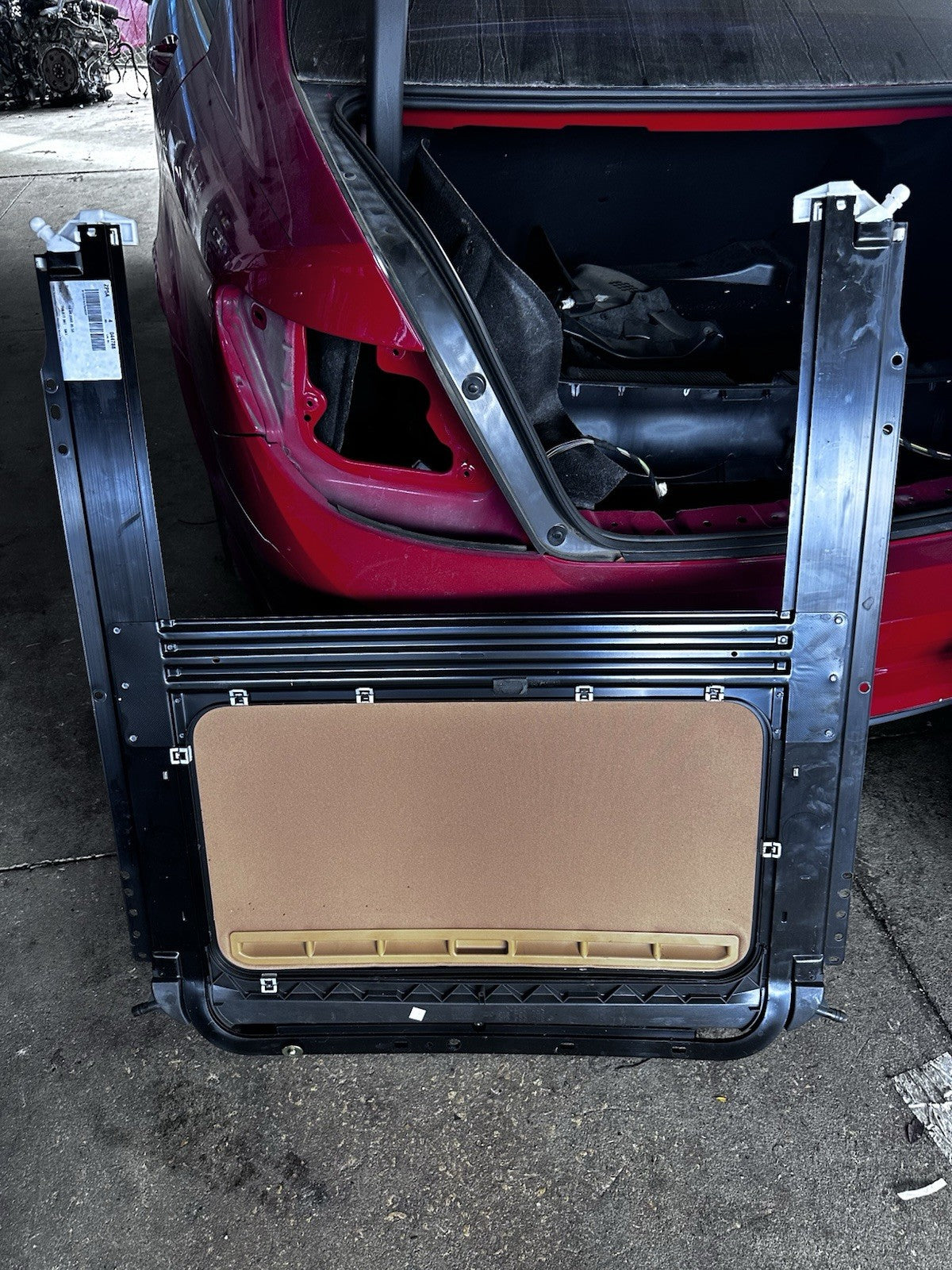 2003 2004 2005 2006 PORSCHE CAYENNE S COMPLETE SUNROOF ASSEMBLY