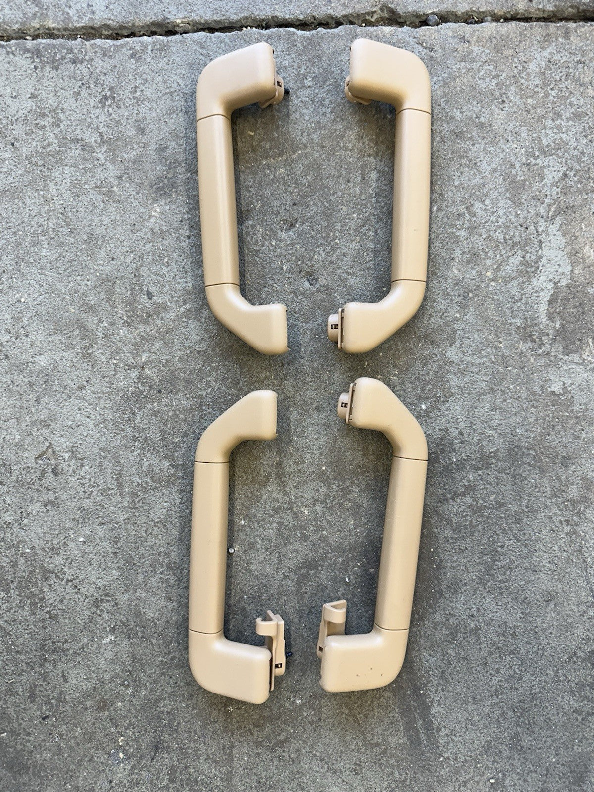 04-10 PORSCHE CAYENNE LEFT RIGHT FRONT REAR GRAB HANDLE SET Used