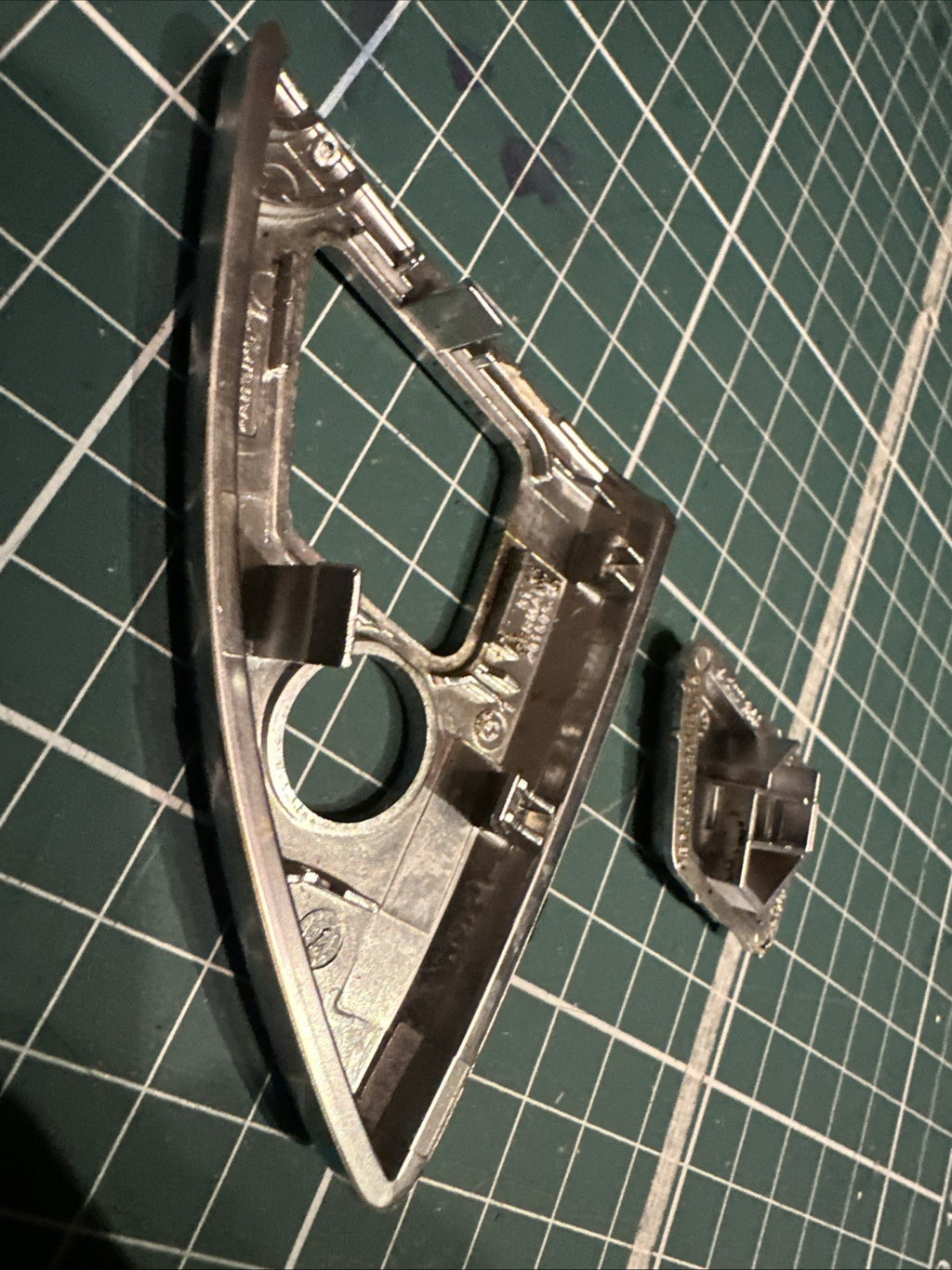 OEM BMW 5 F10 F11 Consolle Centrale Serratura Orlo Cover Cromata Rhd 9277349