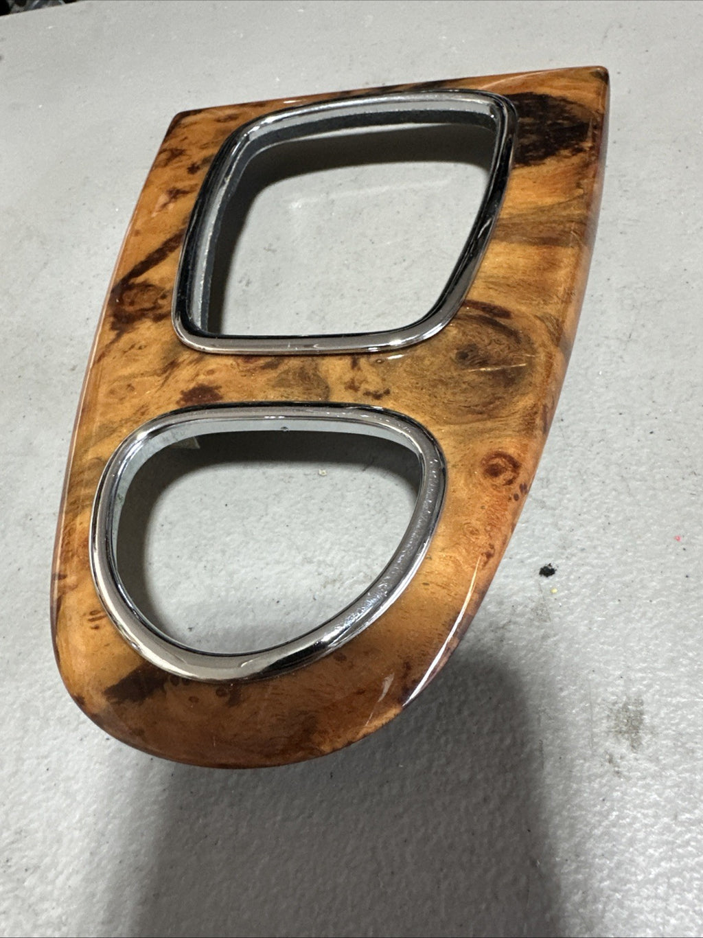 JAGUAR S TYPE AUTO GEAR STICK SURROUND TRIM PANEL WOOD EFFECT TRIM PANEL 2006